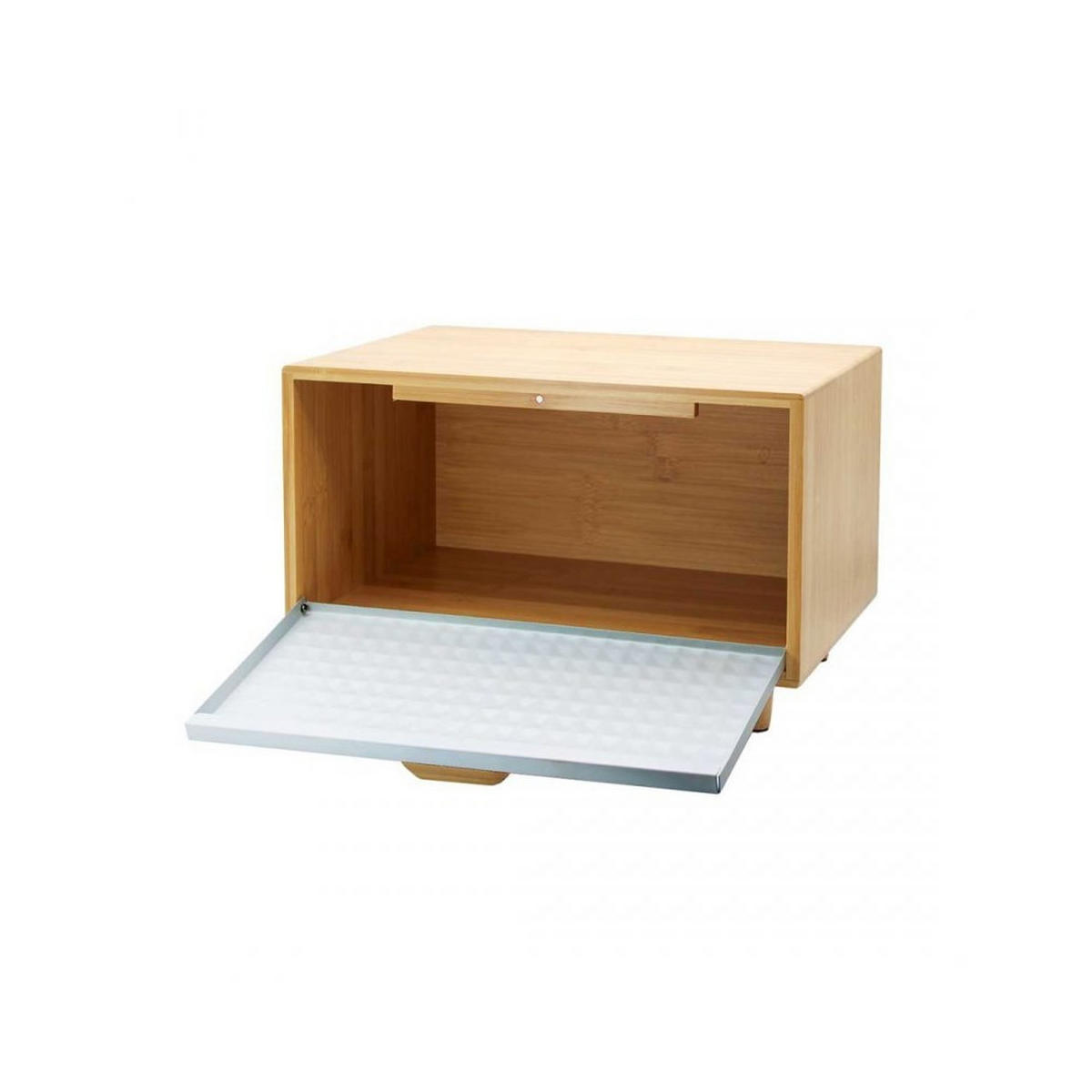 BROTKASTEN Weiß 35.5/21.5/20 cm 4251 - Weiß, Metall (21.5/20/35.5cm) - Brunbeste