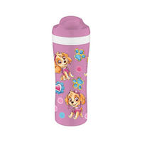 TRINKFLASCHE Oase Paw Patrol organic pink 425 ml - Pink, Kunststoff (0.425L) - Koziol