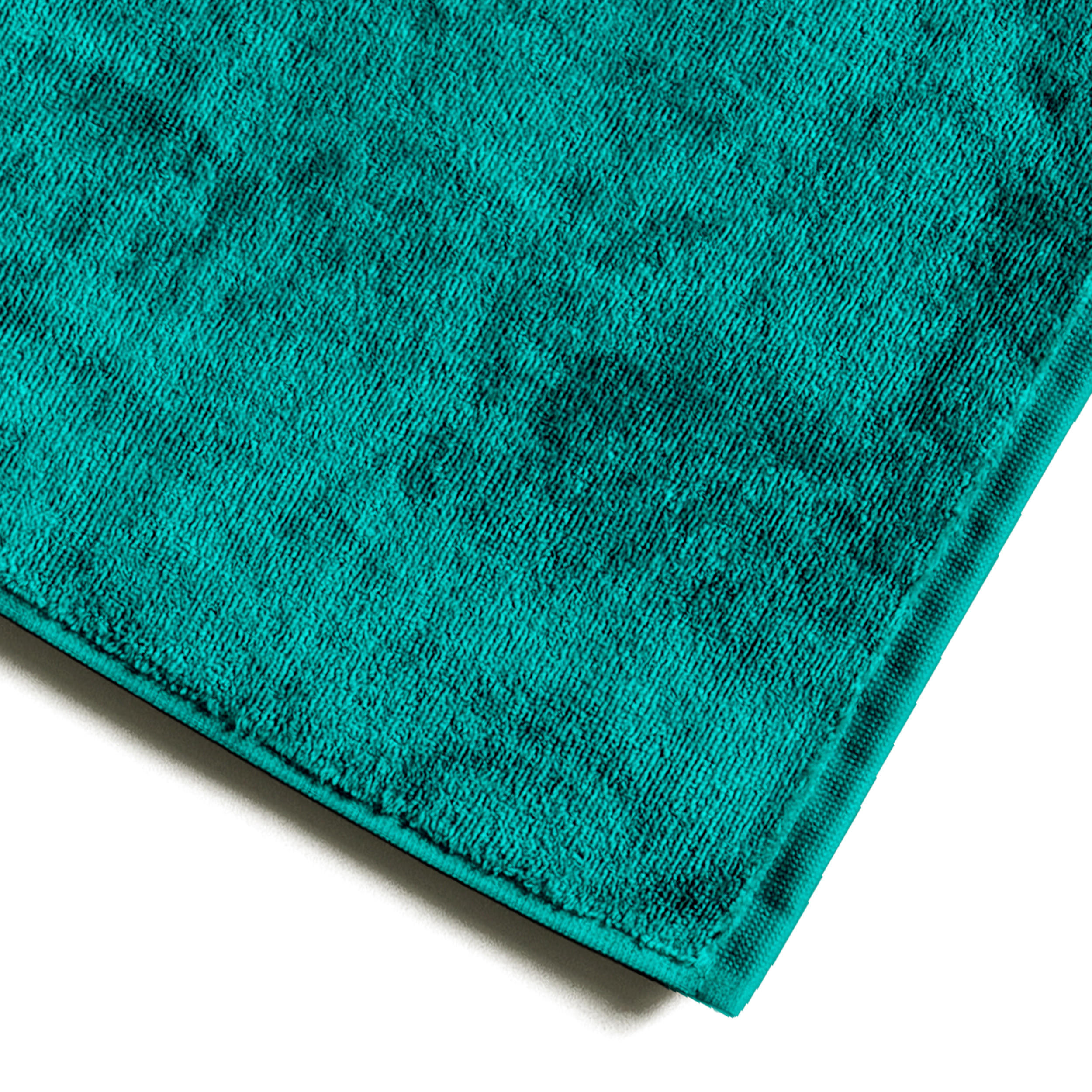 BADEMATTE BAMBOO LUXE - Türkis, Textil (50/80cm) - MÖVE