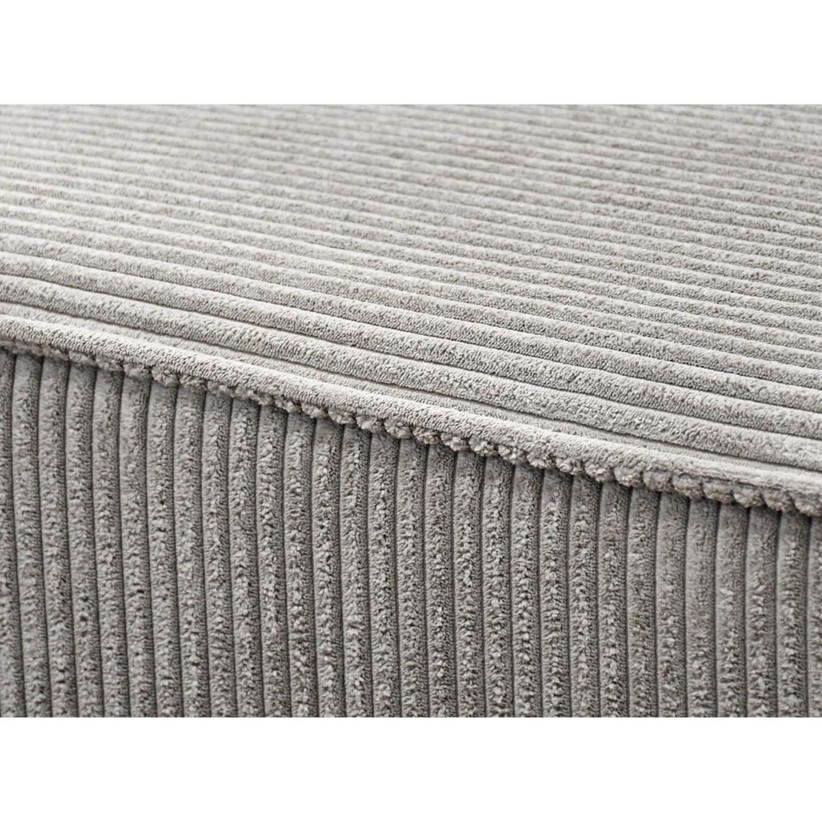 ECKSCHLAFSOFA Primo L beige - Beige/Schwarz, Textil (290/185cm) - Beautysofa