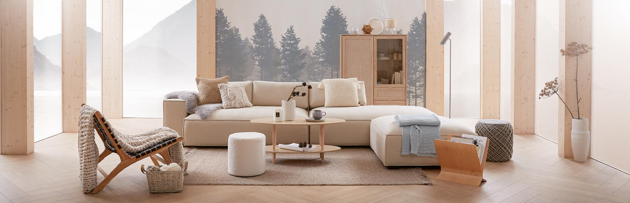 Obývací pokoj ve scandi stylu inspirace