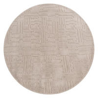 HOCHFLORTEPPICH 120/120 cm Tokio 476 - Beige, Kunststoff (120/120cm) - Paco Home
