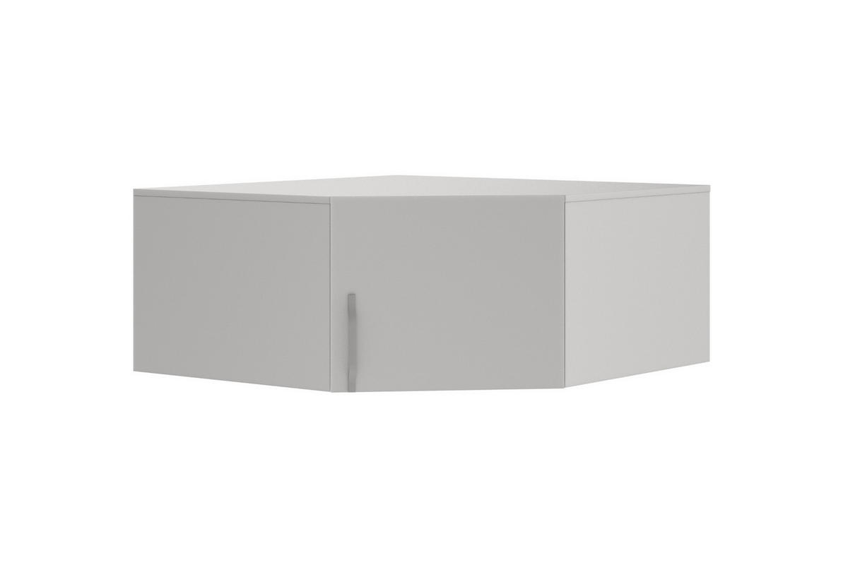 AUFSATZSCHRANK BRISSO BRN4 95/40/95 cm in Platingrau - Grau, Holzwerkstoff (95/40/95cm) - Deine Möbel 24