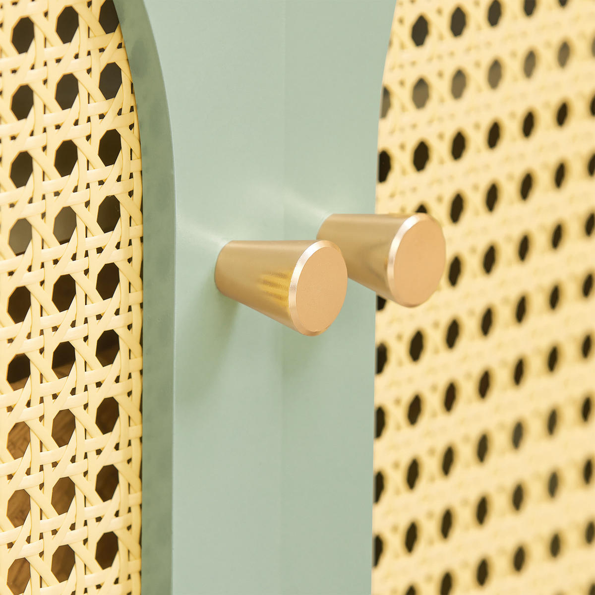 SCHUHBANK Grün - Grün, Holzwerkstoff (100/46/34cm) - SoBuy