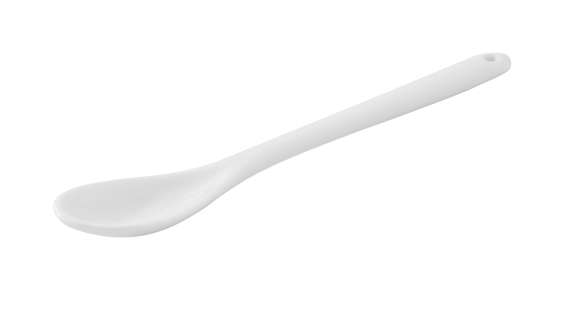 PORZELLAN-LÖFFEL für Salz & Senf Weiss - Weiß, Keramik - Revol Porcelaine France