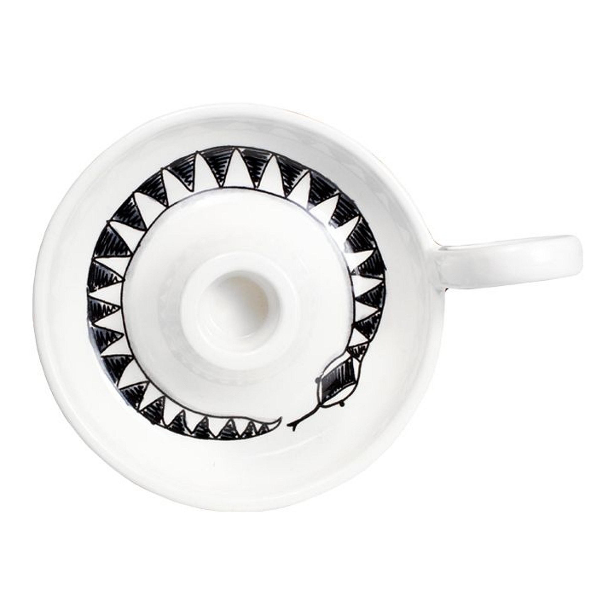 KERZENHALTER Schlangen in Schwarz - 16cm - Schwarz, Keramik (0.1/0.1/0.1cm) - Blond Amsterdam