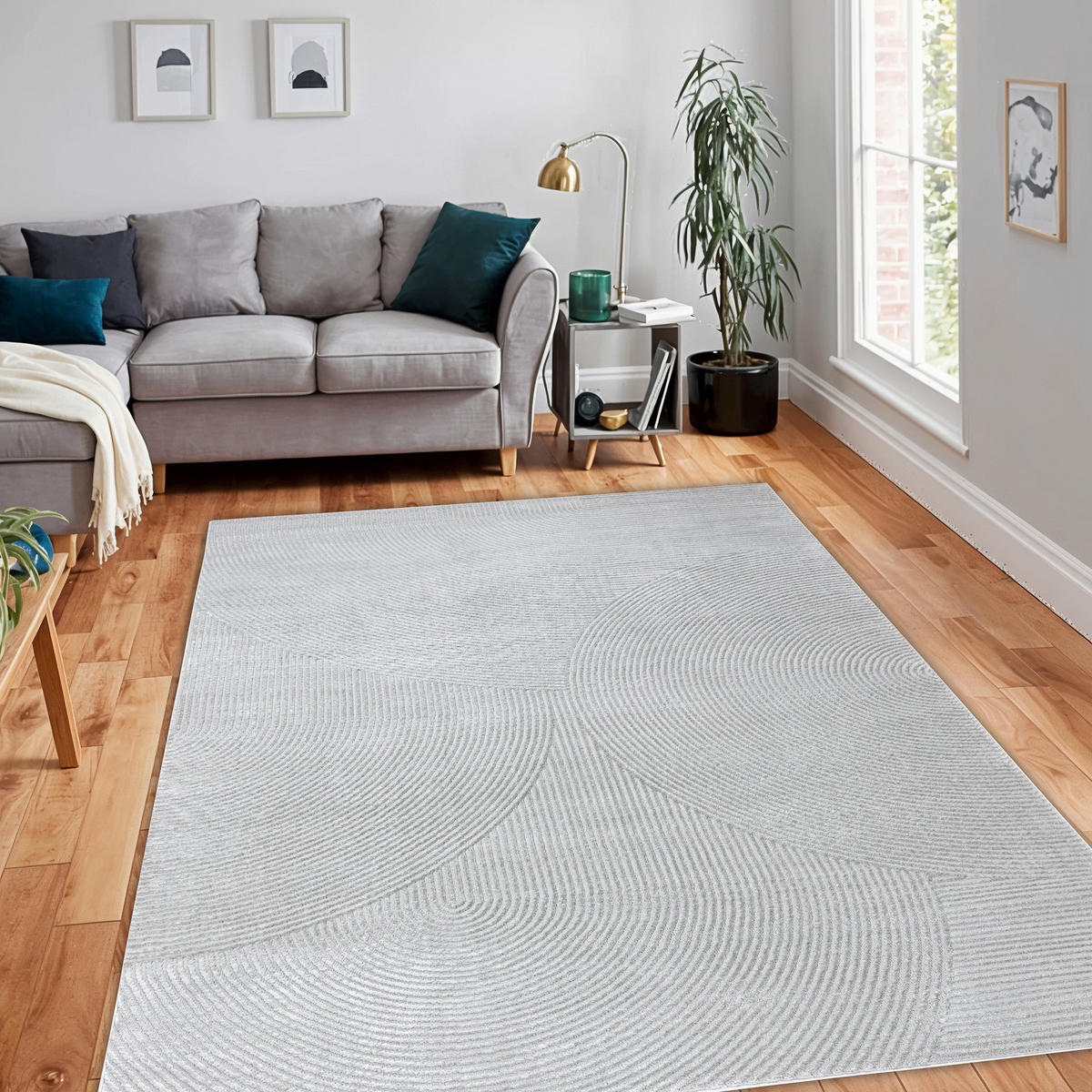 TEPPICH Balance 240/330 cm - Grau, Textil (240/330cm) - rugsX