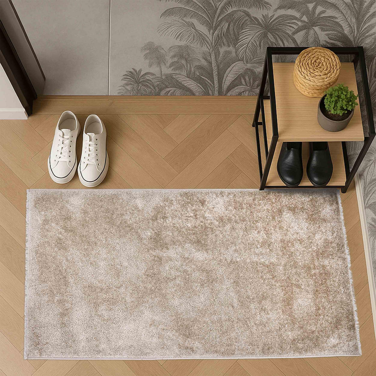 KURZFLORTEPPICH STEVIE - Beige, Textil (120/180cm) - Astra
