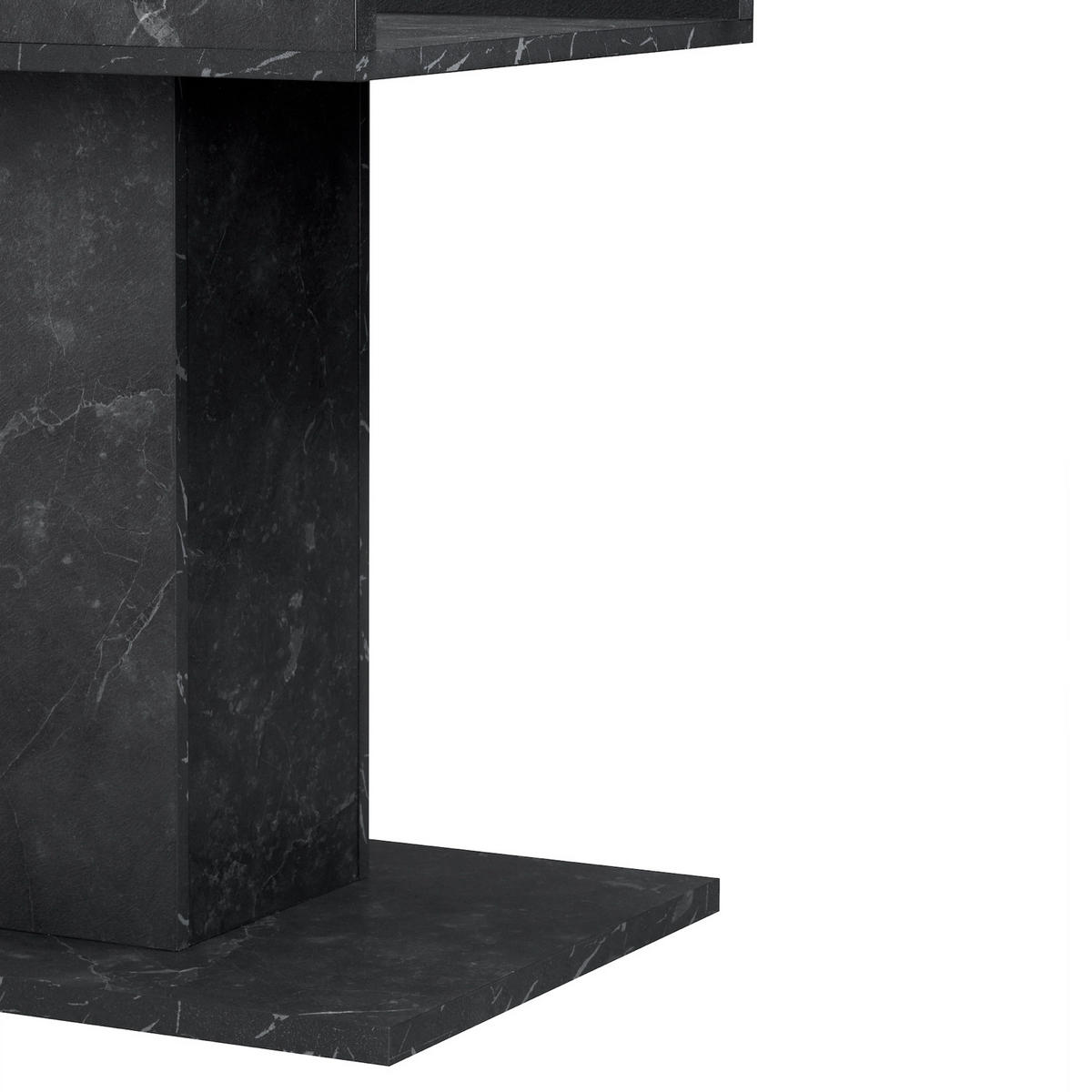 ESSTISCH BOSCO 120-160/80/76 cm - Honigeiche/Anthrazit, Holzwerkstoff (80/120/76cm) - B&D Home