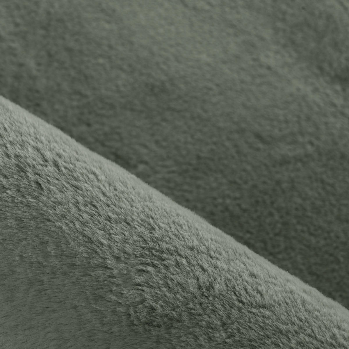 TEPPICH Flur Einfarbig Pflegeleicht Waschbar Wohnzimmer OEKO-TEX Grün 60x110 cm Gekettelt – NECKAR - Grün, Textil (60/110cm) - KADIMA DESIGN