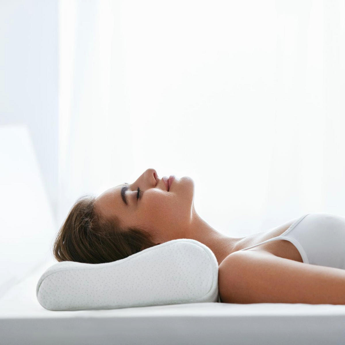 KOPFKISSEN, ERGONOMISCH CONFORT PLUS 54/33 CM - Ecru, Textil (33/54cm) - INPHYSIO