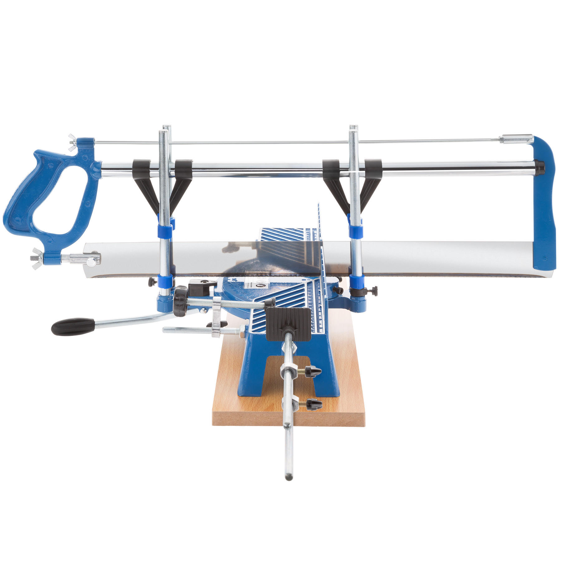 GEHRUNGSSÄGE, für Holz, Kunststoff und Aluminium,blau - Blau, Metall (63/64/26cm) - tectake