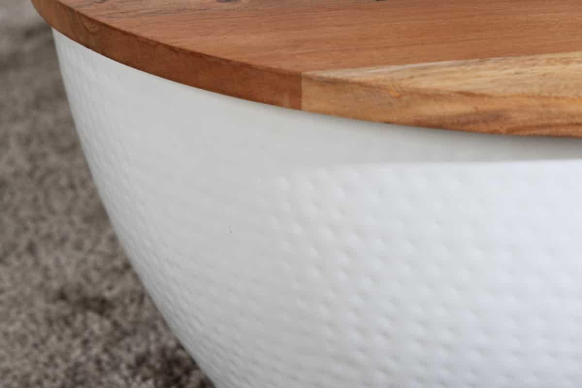 Thumbnail - riess-ambiente Couchtisch, Braun, Holz, Holz, Rund,Rund, 60x31x60 cm, Wohnzimmer, Wohnzimmertische, Couchtische