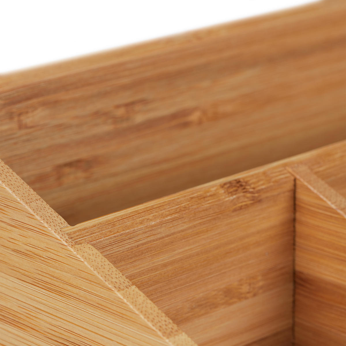 SCHREIBTISCHORGANIZER - Hellbraun, Holz (16/22/12.5cm) - Relaxdays