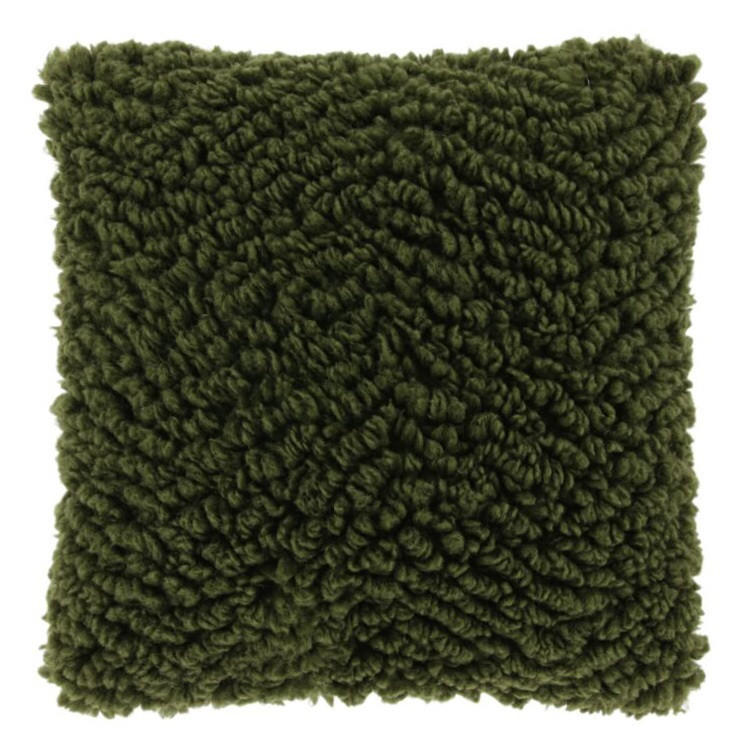 KISSEN Shaun - Grün - 45/45/ cm - Grün, Textil (45/45cm) - Unique Living