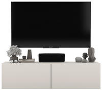 TV-SCHRANK Enjoy Kaschmir matt 120 cm - Kaschmir, Holzwerkstoff (120/30/35cm) - Meble Lindner