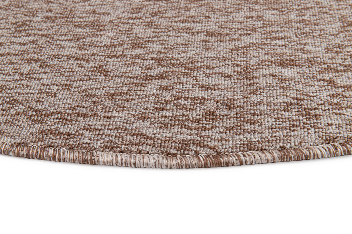 TEPPICH NIZZA Beige, rund 160/160 cm - Beige, Textil (160/160cm) - Tapiso