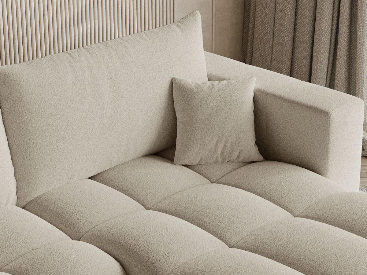 ECKSOFA Neva Beige - Beige, Holz/Textil (280/170cm) - Graingold