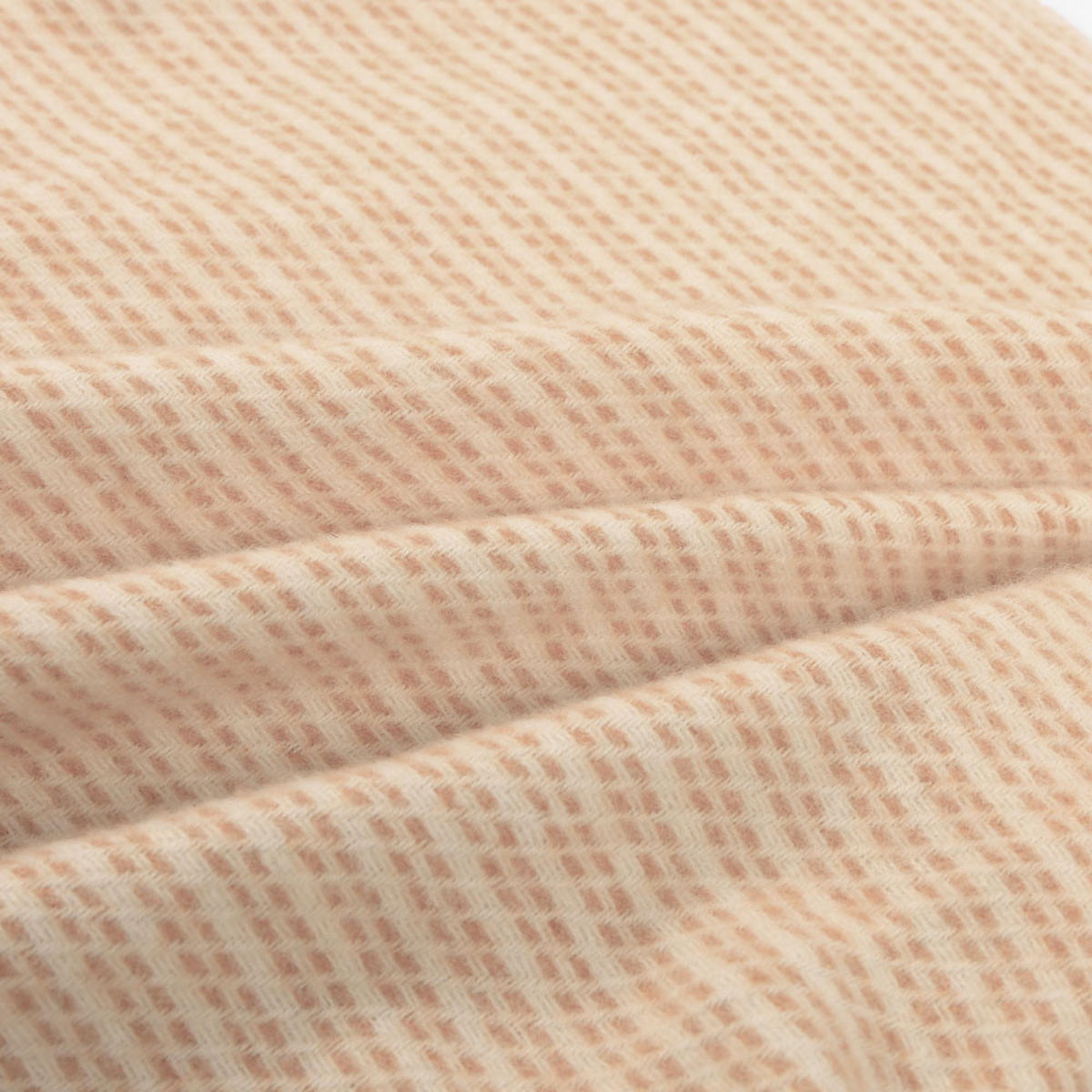 WOLLDECKE MILA - Farbe: Orange, Größe: 140 x 200 cm - Orange, Kunststoff (140/200cm) - Home Deluxe