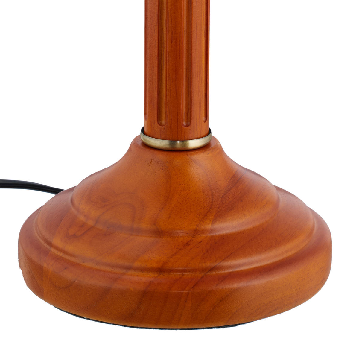 TISCHLAMPE - Multicolor, Glas/Holz (21/21/39cm) - Relaxdays