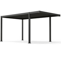 CARPORT Mirador 111 Classic Anthrazit freistehend 3 x 5 m verstellbares Lamellendach - Anthrazit, Kunststoff (80/175/120cm) - Green Spirit