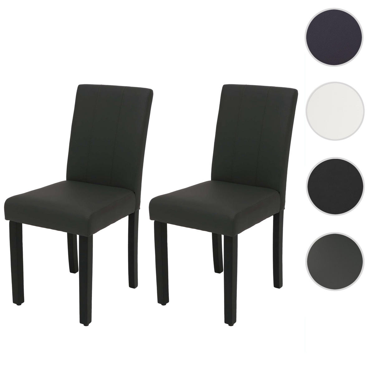 JÍDELNÍ ŽIDLE O65D Tmavě šedá - šedá/tmavě šedá, textil (40/88/55cm) - MCW