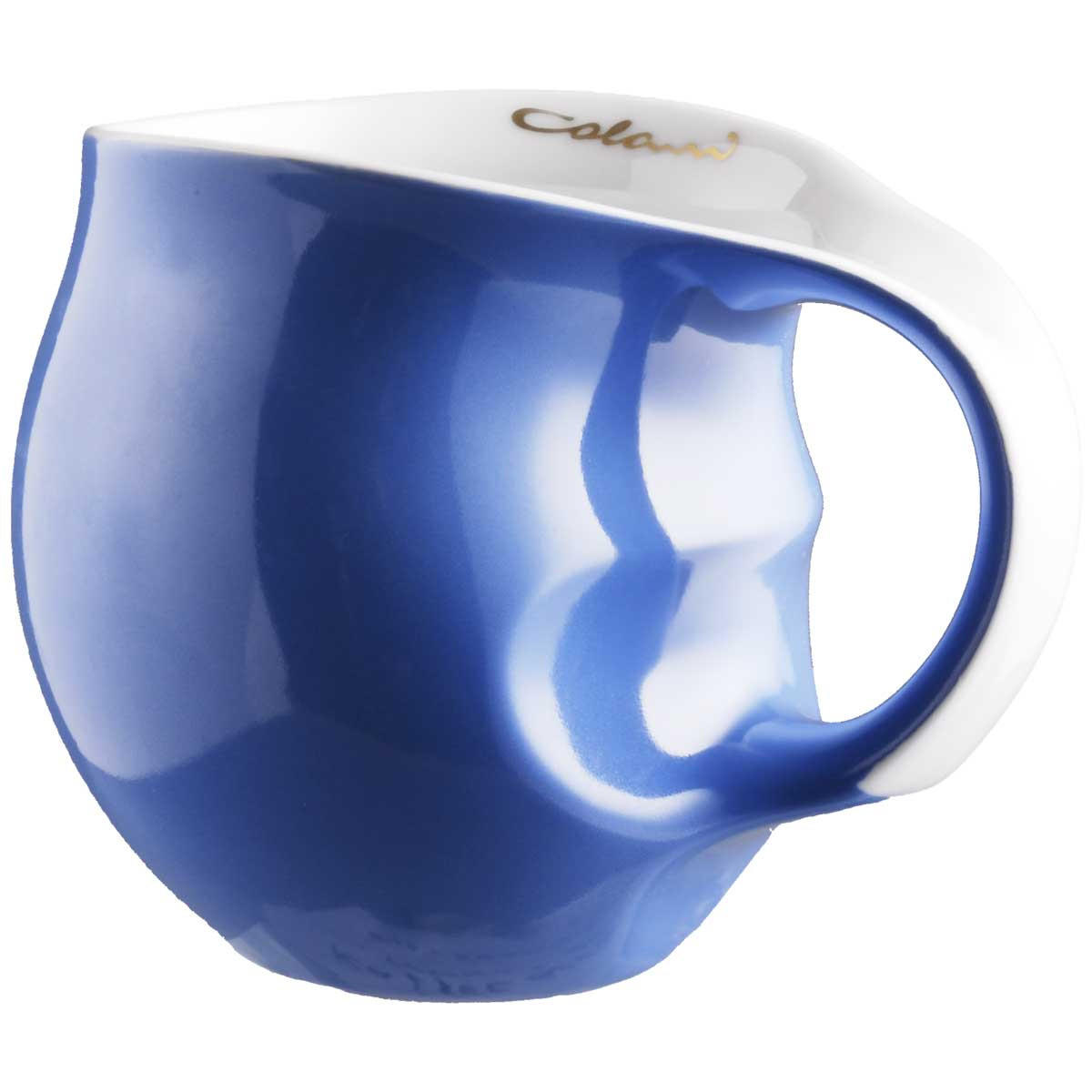 Luigi Colani Porzellan Kaffeebecher Blau, Mehrfarbig
