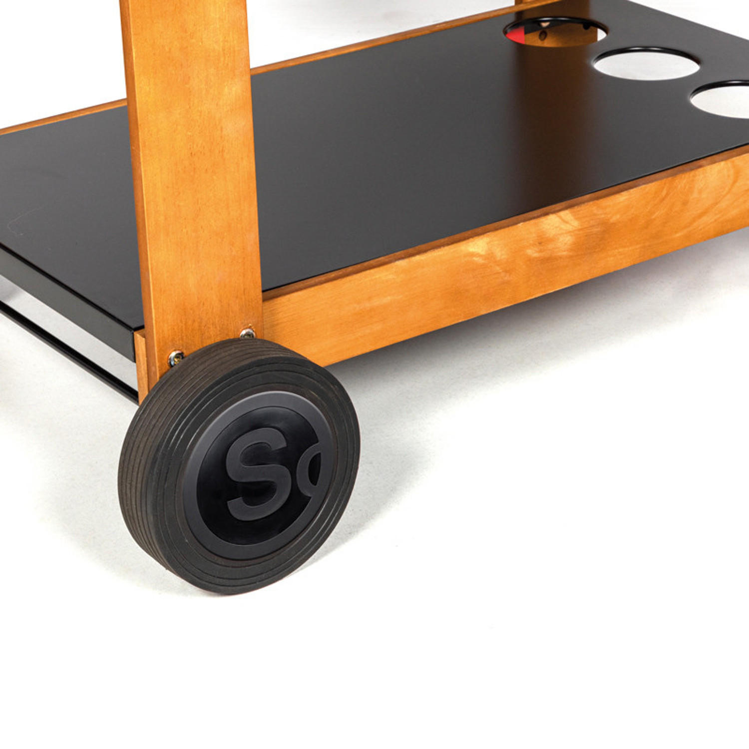 KOHLEGRILL Schwarz - Schwarz, Metall (57/98/121cm)