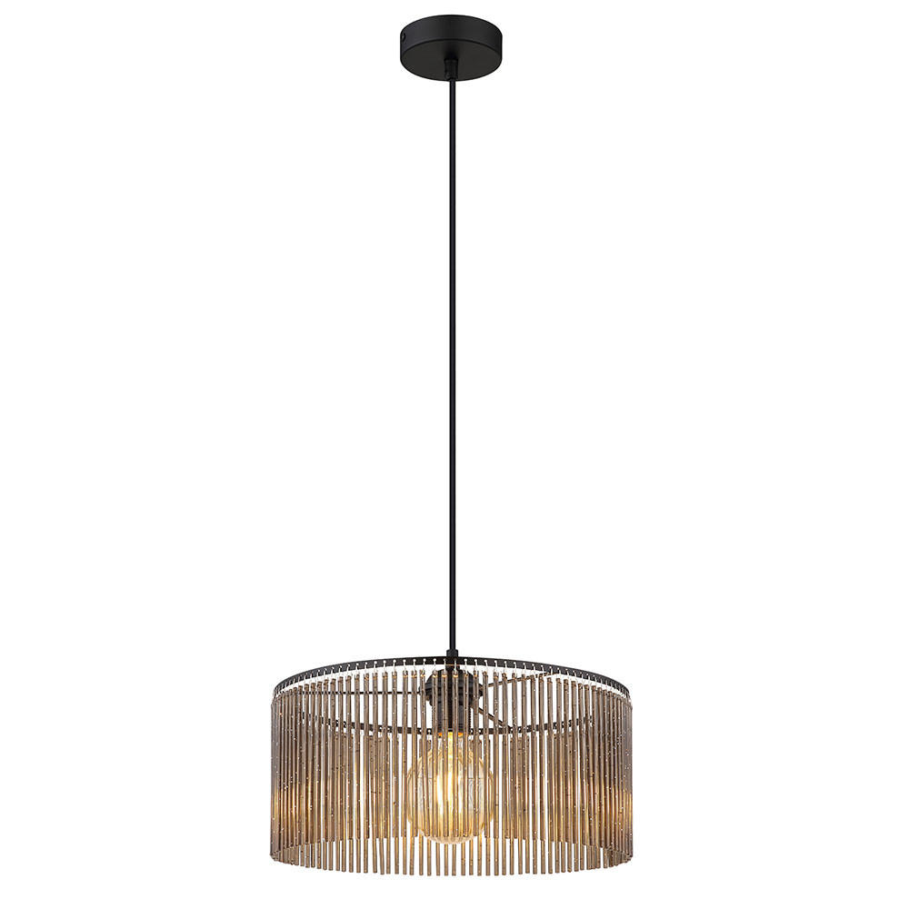 LED HÄNGELEUCHTE Leeds Gold - Goldfarben, Metall (35/35/135cm) - Nowa