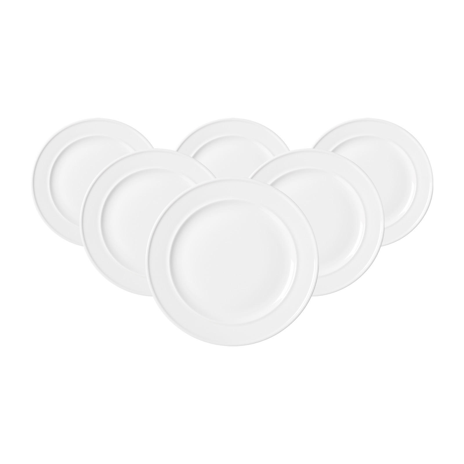DESSERTTELLER Simple weiß ø 22 cm 6er Set - Weiß, Keramik (22cm) - Ritzenhoff Breker