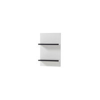 HÄNGEREGAL M12 Weiß Hochglanz 40/62/12 cm - Weiß, Holzwerkstoff (40/62/12cm) - Livojo