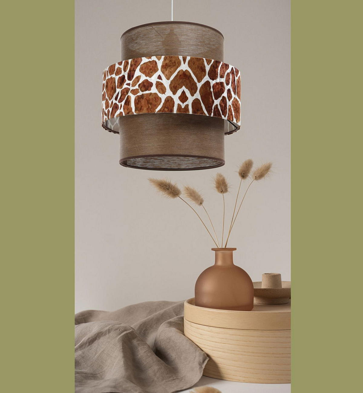 HÄNGELEUCHTE Braun 40/35 cm - Braun, Kunststoff (40/0.8/35cm) - ONZENO
