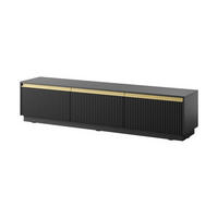 LOWBOARD – 182 cm – Royal – Schwarz - Schwarz, Holzwerkstoff (181.5/42/39cm) - hi-markt