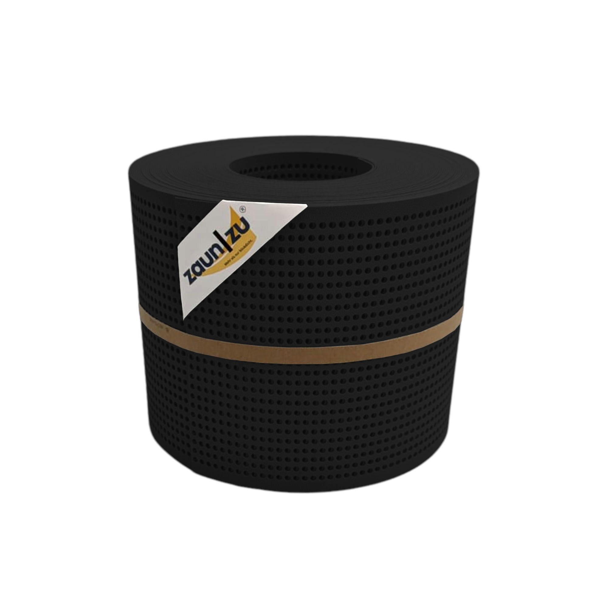 SICHTSCHUTZSTREIFEN PP Premium Gelocht 30 Prozent Streifen Schwarz 26m - Schwarz, Kunststoff (2600/19cm) - ZAUN|ZU