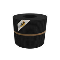 SICHTSCHUTZSTREIFEN PP Premium Gelocht 30 Prozent Streifen Schwarz 26m - Schwarz, Kunststoff (2600/19cm) - ZAUN|ZU