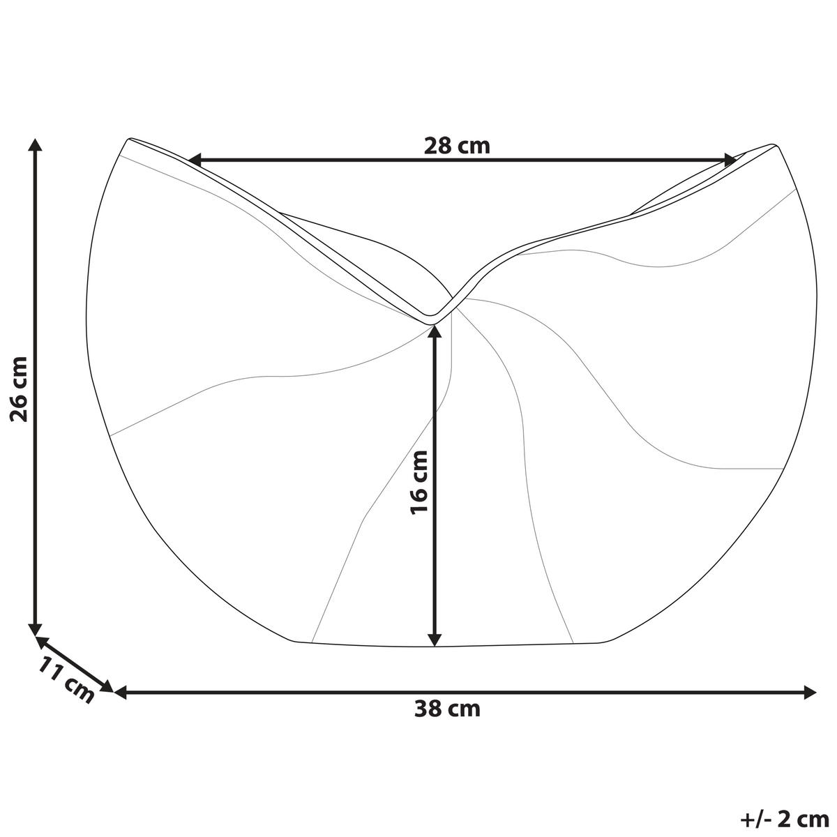 BLUMENVASE Aluminium gold Hattusa - Goldfarben, Metall (26cm) - Beliani