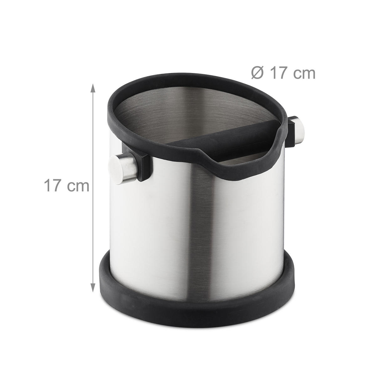 ABKLOPFBEHÄLTER - Multicolor, Kunststoff/Metall (17/17/17cm) - Relaxdays