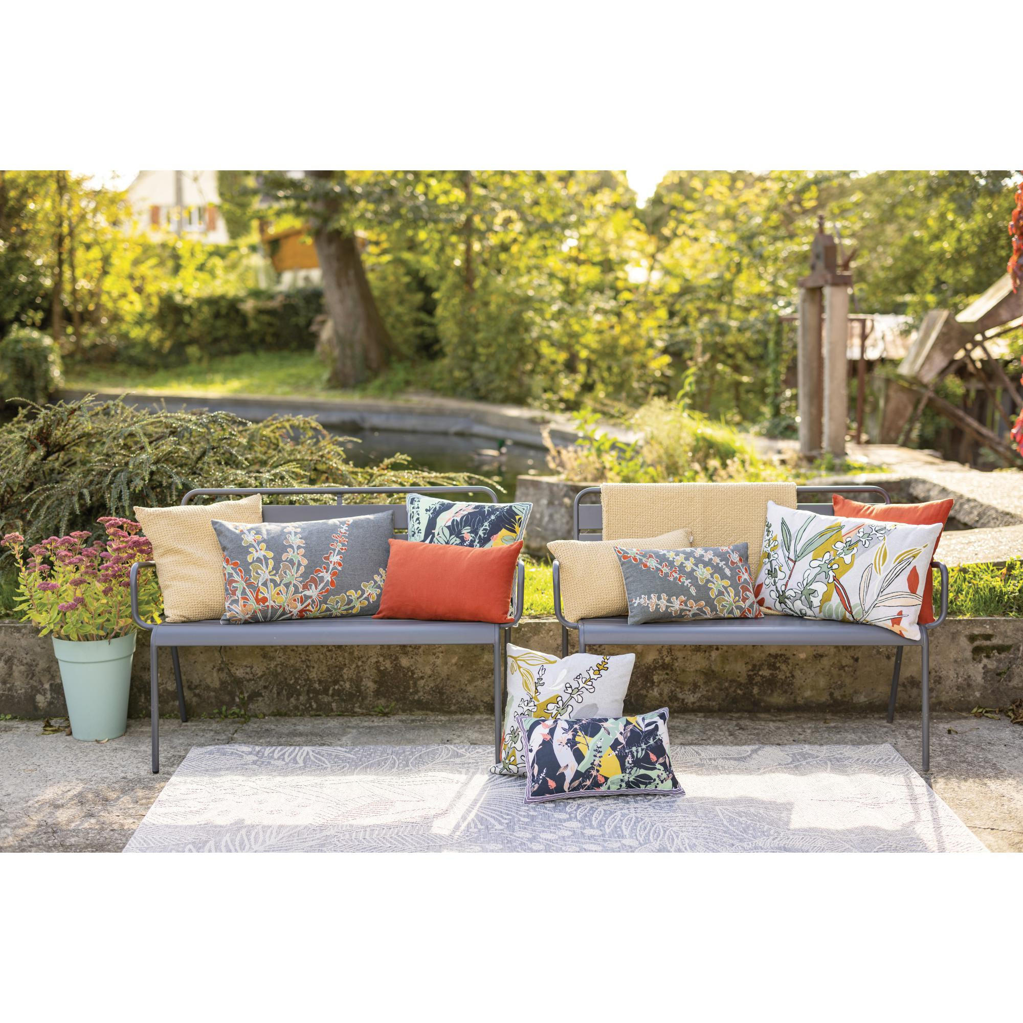KISSEN Maia sandfarbe 30 x 50 cm - Hellgelb, Textil (30/50cm) - Vivaraise