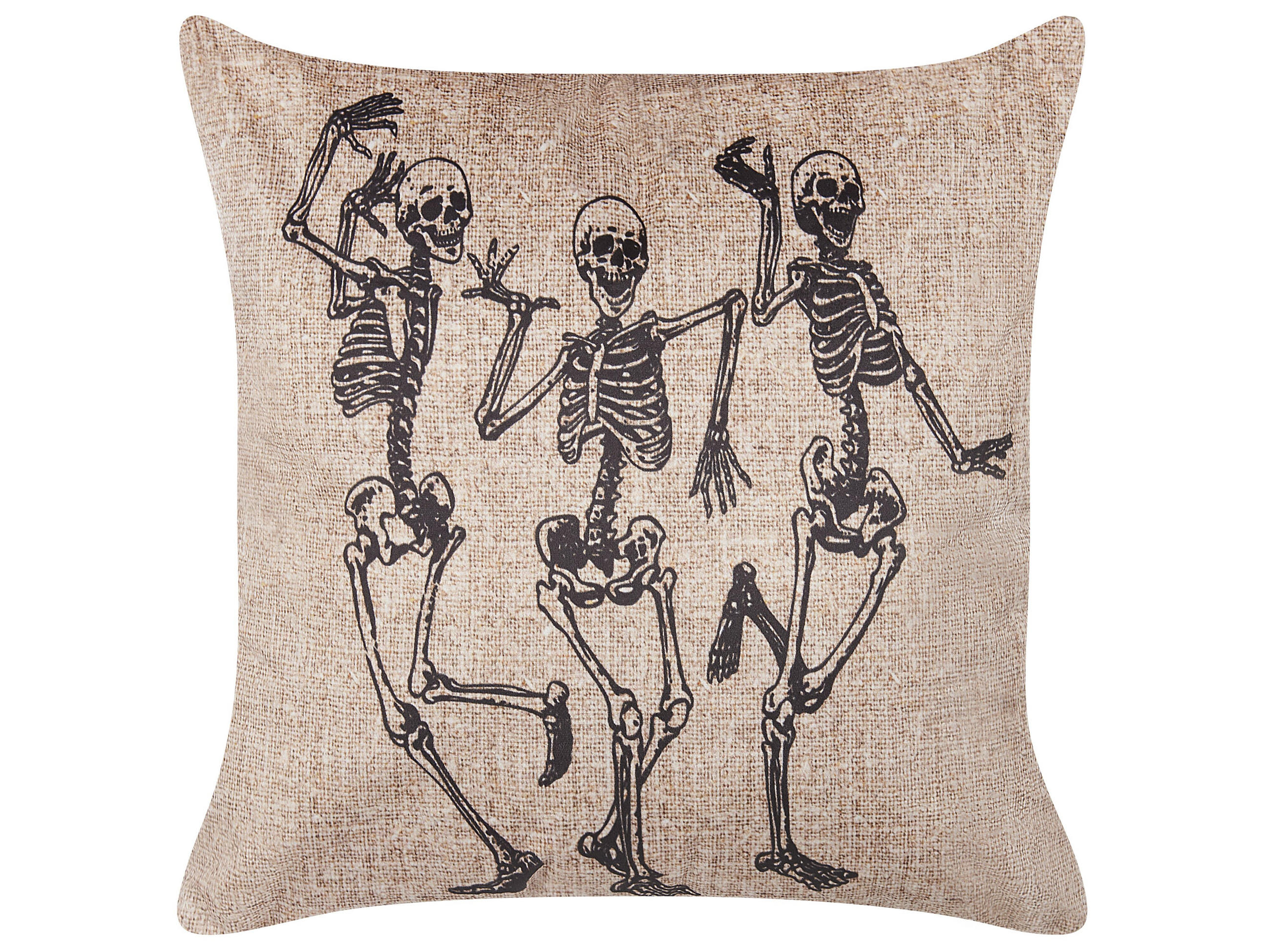 DEKOKISSEN 2er-Set Hellbeige 45/45 cm Mortesti - Beige, Textil (45/45cm) - Beliani