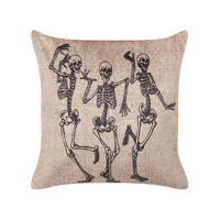 DEKOKISSEN Hellbeige 45/45 cm Mortesti - Beige, Textil (45/45cm) - Beliani