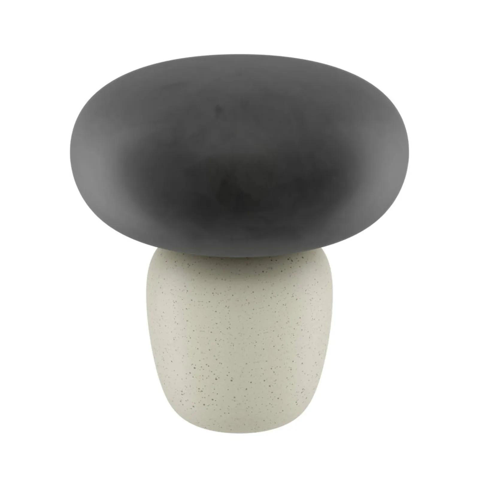 TISCHLEUCHTE CAHUAMA Creme - Creme/Schwarz, Glas (13.75/13.75/30cm) - Eglo