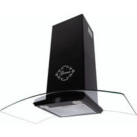 DUNSTABZUGSHAUBE GCH T 465 60 BL PRIME + umluftset - Schwarz, Glas/Metall (60/81/43cm) - Gurari