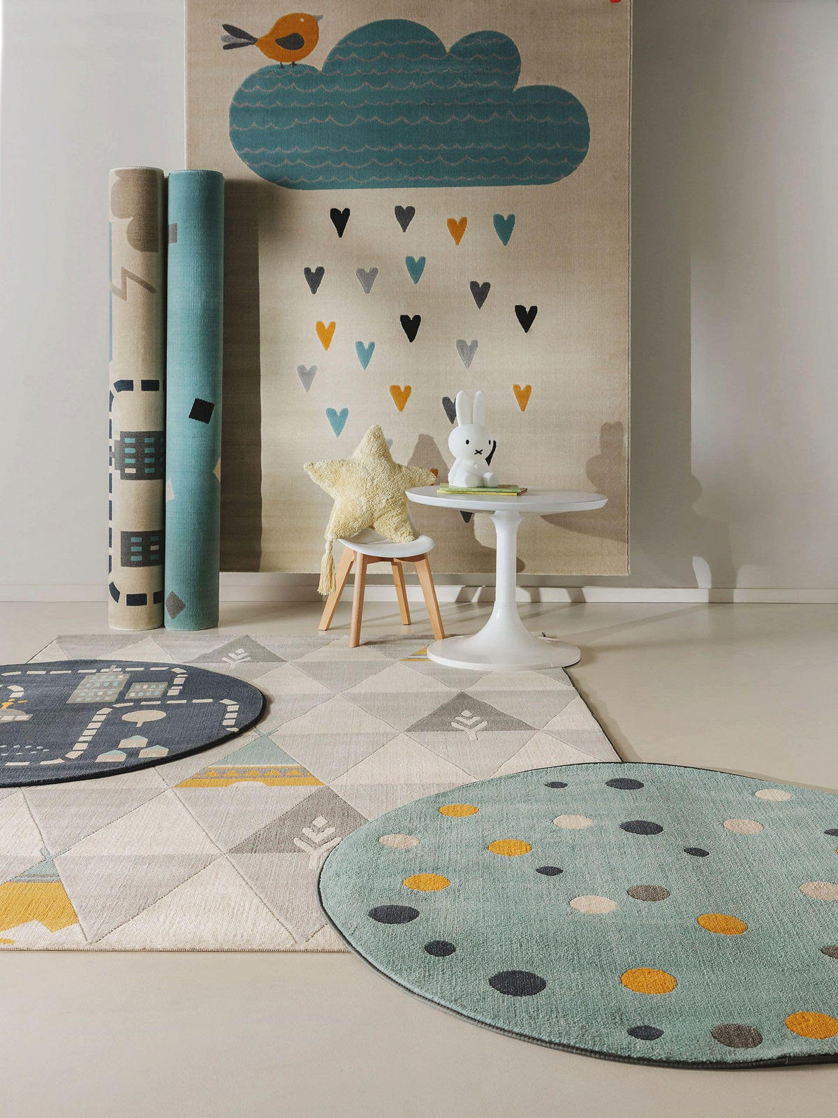 KINDERTEPPICH Juno Beige 160x230 cm - Beige, Textil (160/230cm) - Lytte