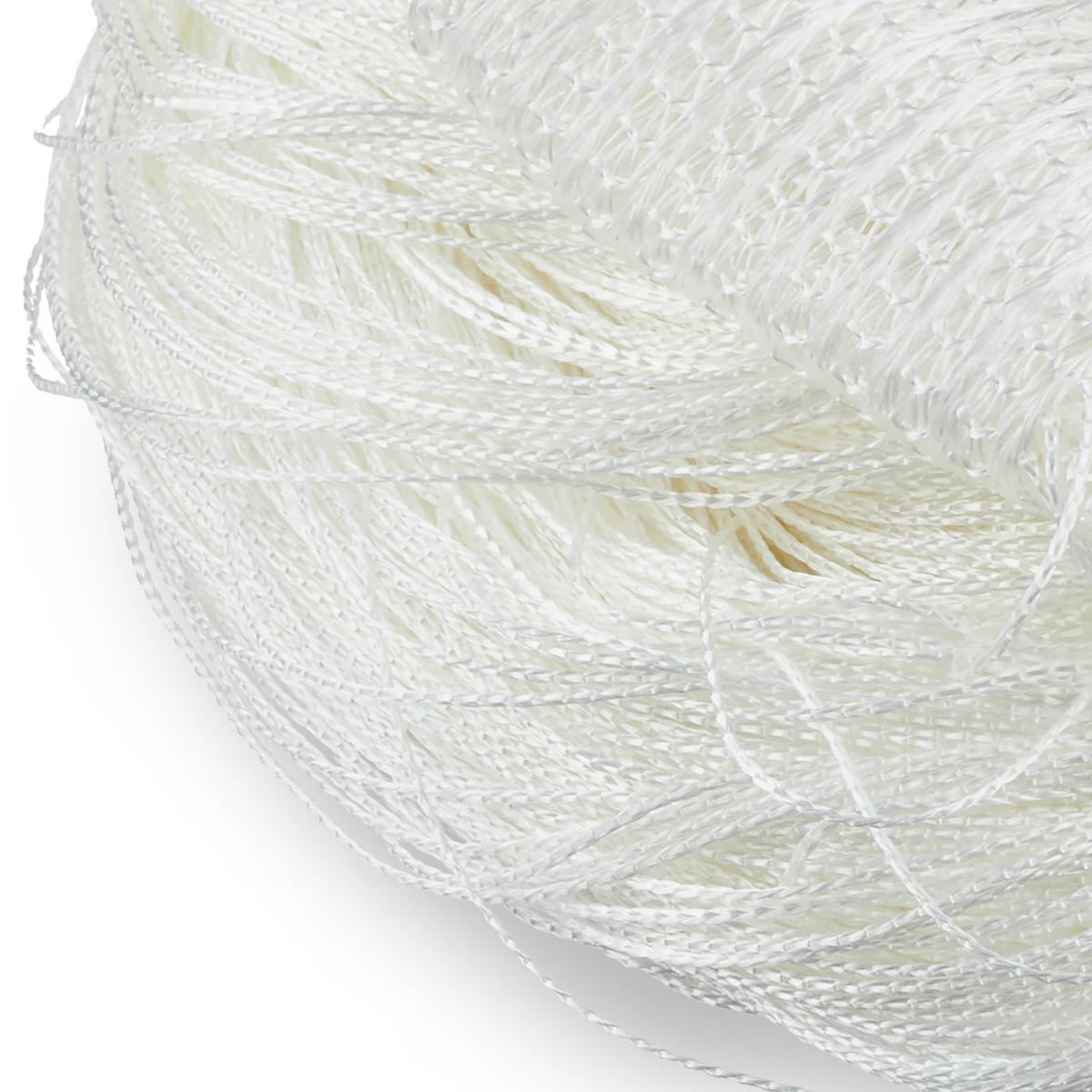 FADENVORHANG - Weiß, Textil (90/245/0.1cm) - Relaxdays