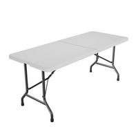 GARTENTISCH Easyfold klappbar weiß - Weiß, Kunststoff (180/74/74cm) - Juskys