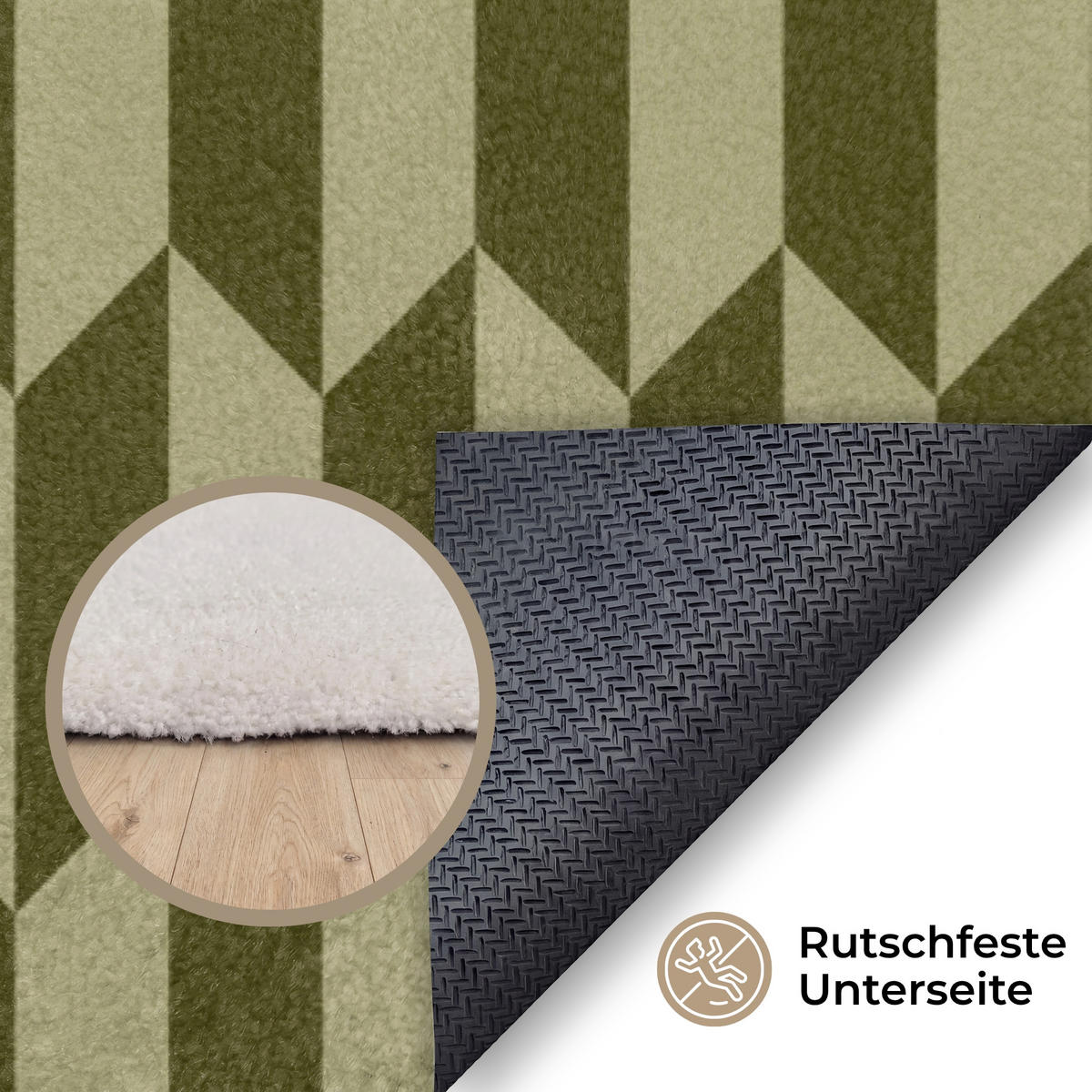 KOBERCE - Vzor - abstraktný - zelený - lietadlá - 120x80 cm - olivovozelená, textil/plast (120/0.4cm) - OnlyWow