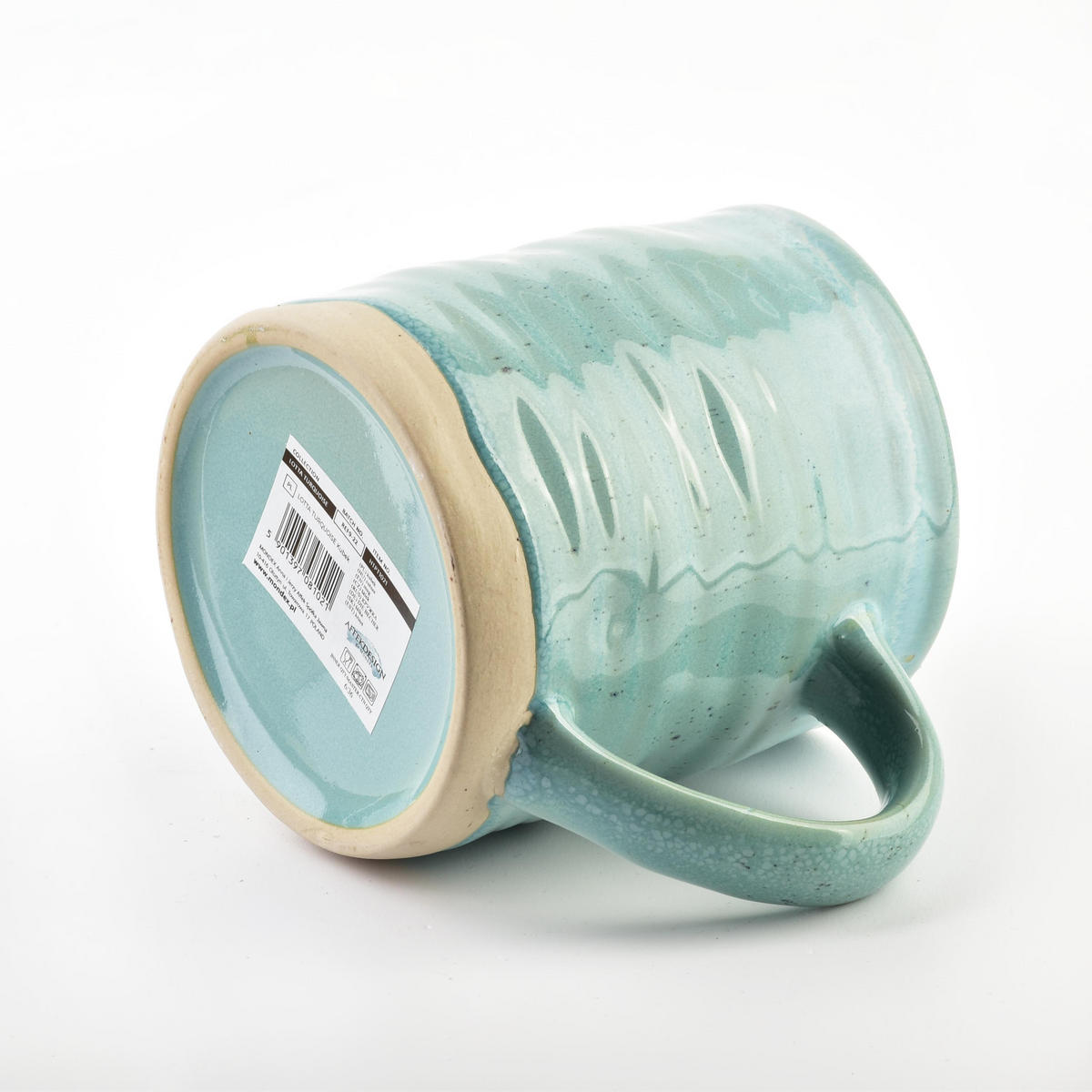 BECHER Lotta Mintgrün 9/13/10 cm Keramik - Mintgrün, Keramik (0.47L) - Mondex