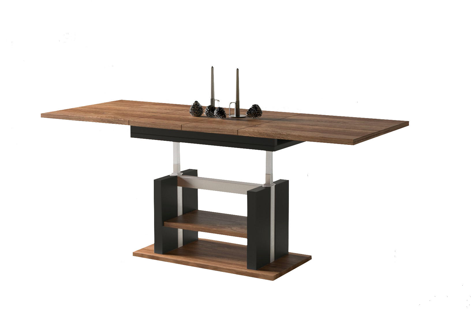 Endo-Moebel Couchtisch Eiche San Remo 65x58x110 cm