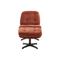 SESSEL mit gerader Rückenlehne - 1 Person - stoff - terracotta Tolozi - Terracotta, Textil (64/75.5/81cm) - Vente-Unique