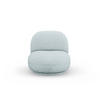 DREHSESSEL Chuck aus Chenille-Stoff hellblau - Hellblau, Textil (77/80/78cm) - Micadoni